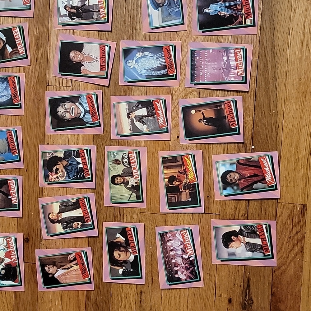 Vintage 1984 Michael Jackson Trading Cards